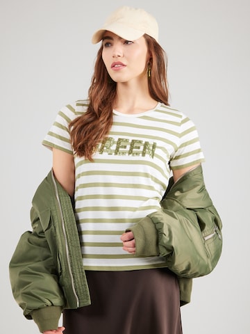 MORE & MORE Póló - zöld: elől