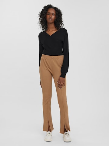 VERO MODA Slim fit Leggings 'Ida' in Brown