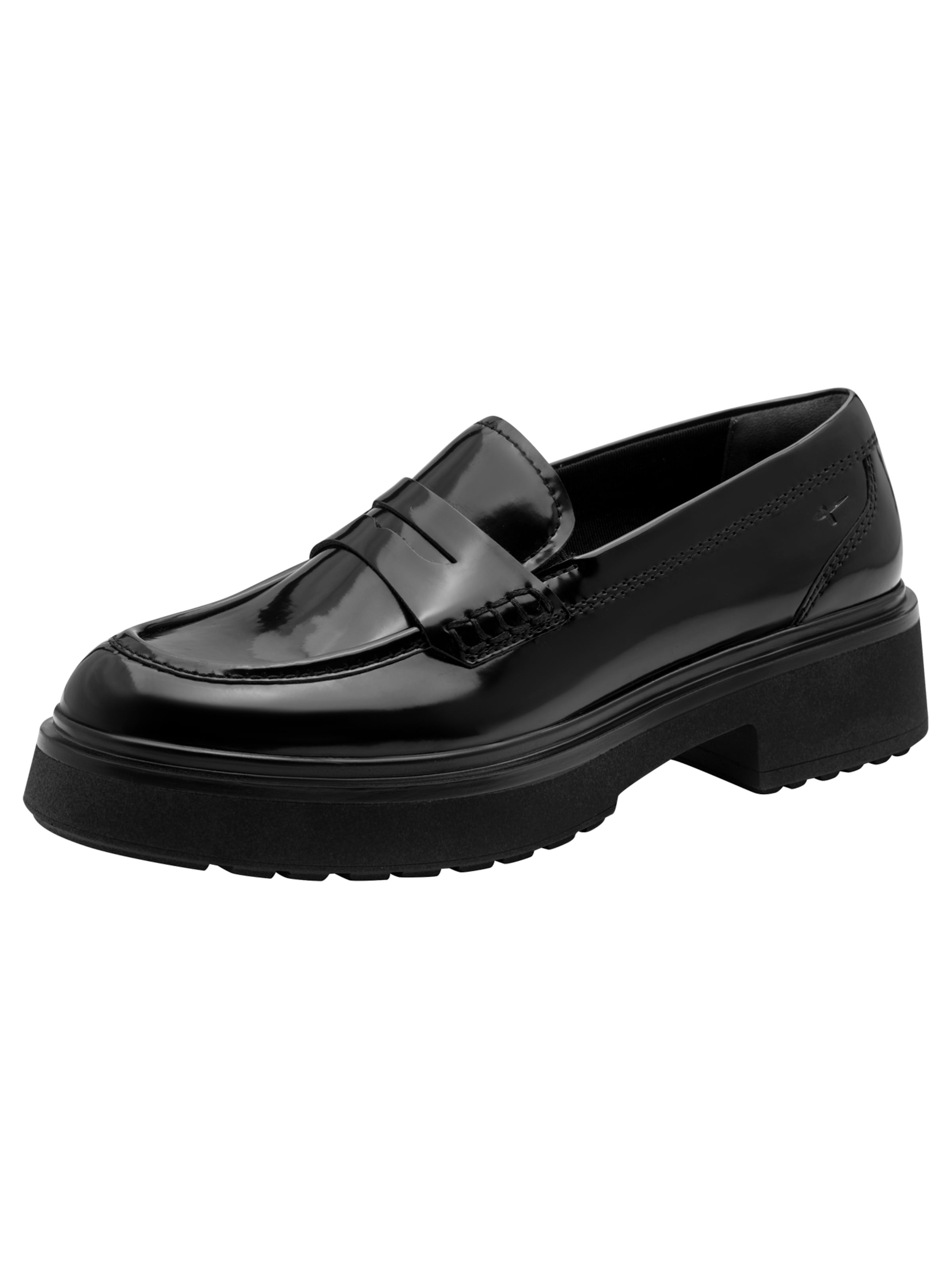 Tamaris Slip-ons in Black: front