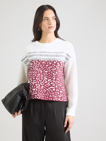 Marc Cain Trui in Wit: voorkant