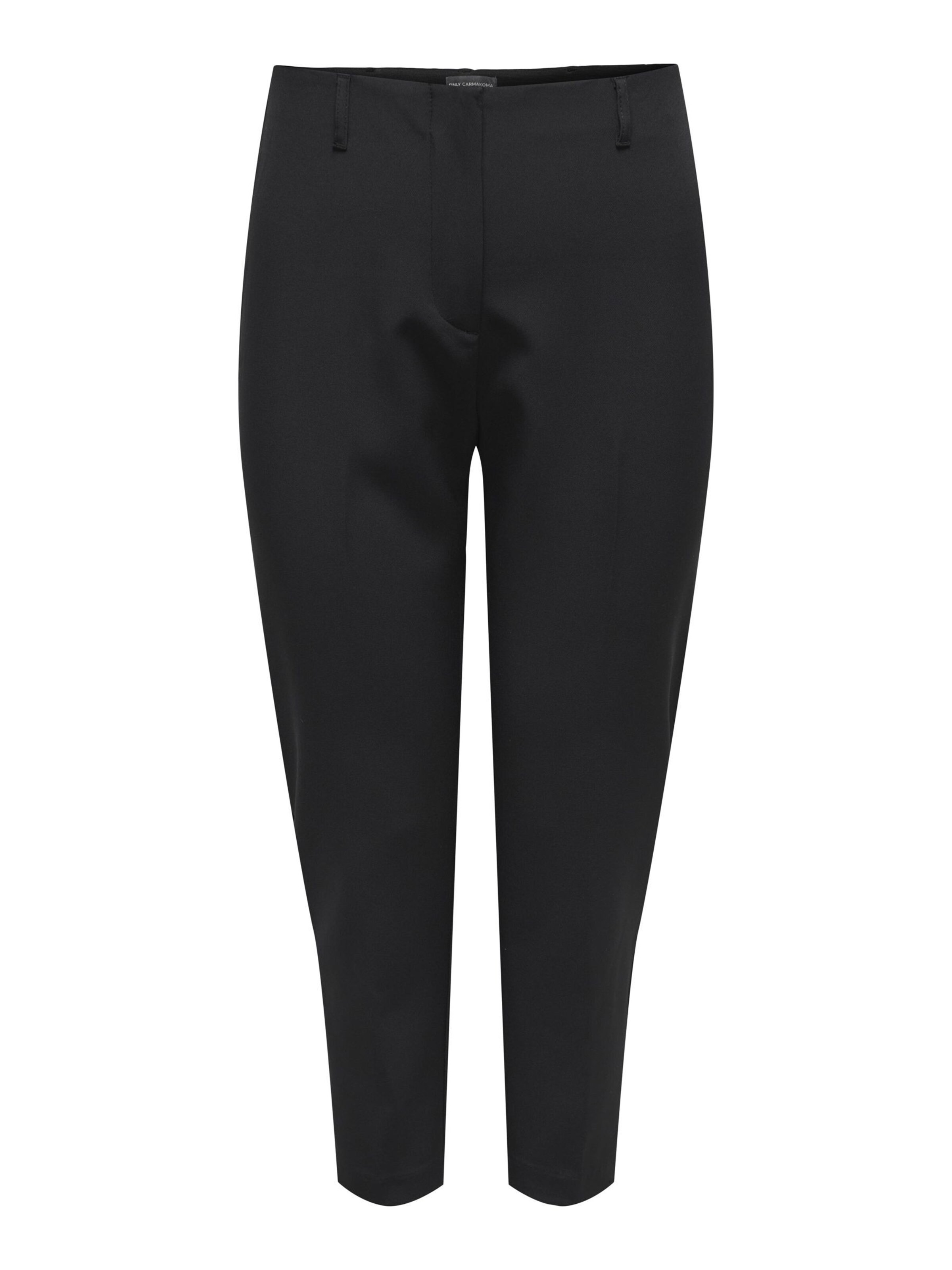 ONLY Carmakoma - regular Pantalón 'CARAstrid' en negro: frente