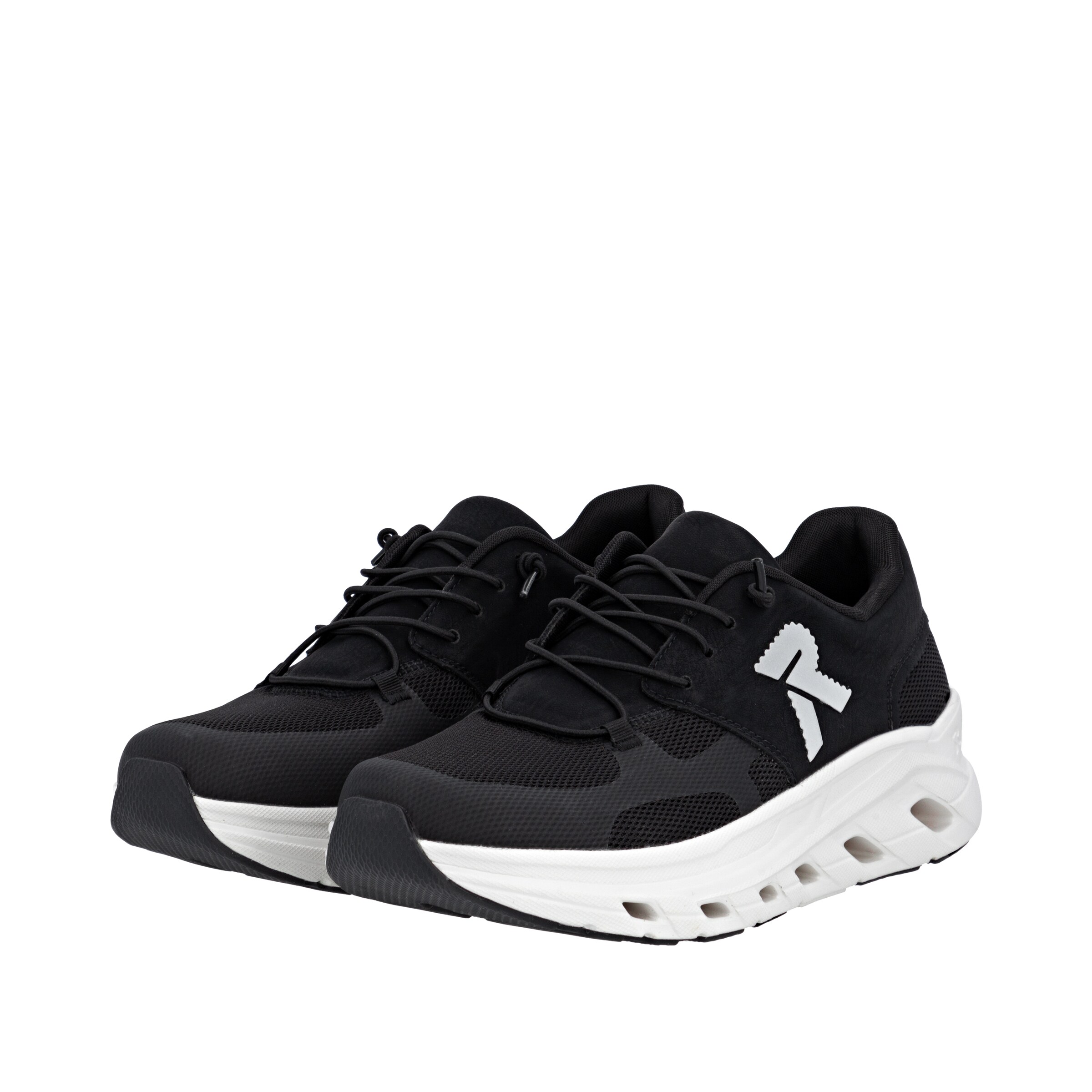 Baskets basses Rieker Sport en noir