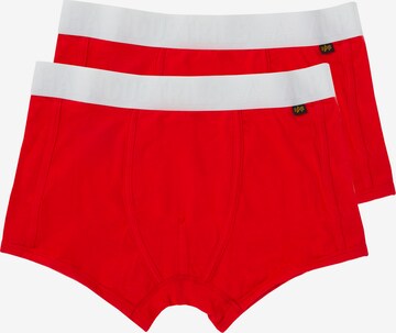 ALPHA INDUSTRIES Boxershorts in Rood: voorkant