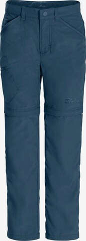 JACK WOLFSKIN Outdoor Pants 'Safari' in Blue: front