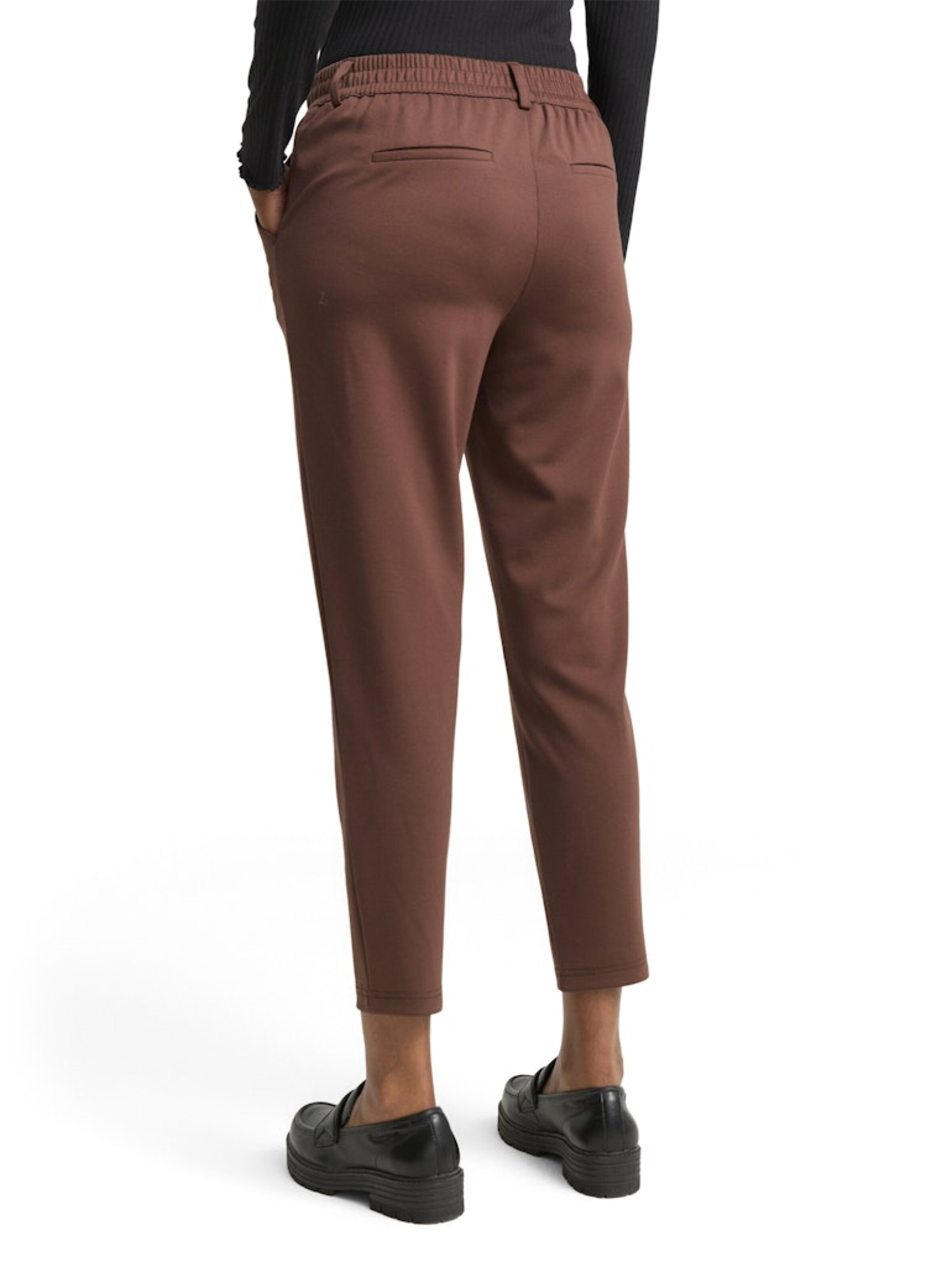 TOM TAILOR DENIM Tapered Pants in Brown
