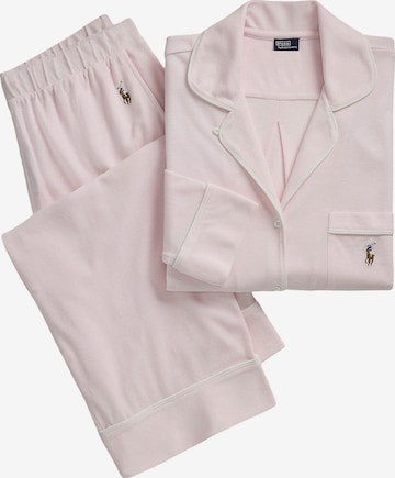 Polo Ralph Lauren Pyjama in Pink: Vorderseite
