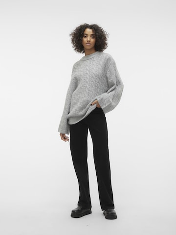 VERO MODA Sweater 'Cobalt' in Grey