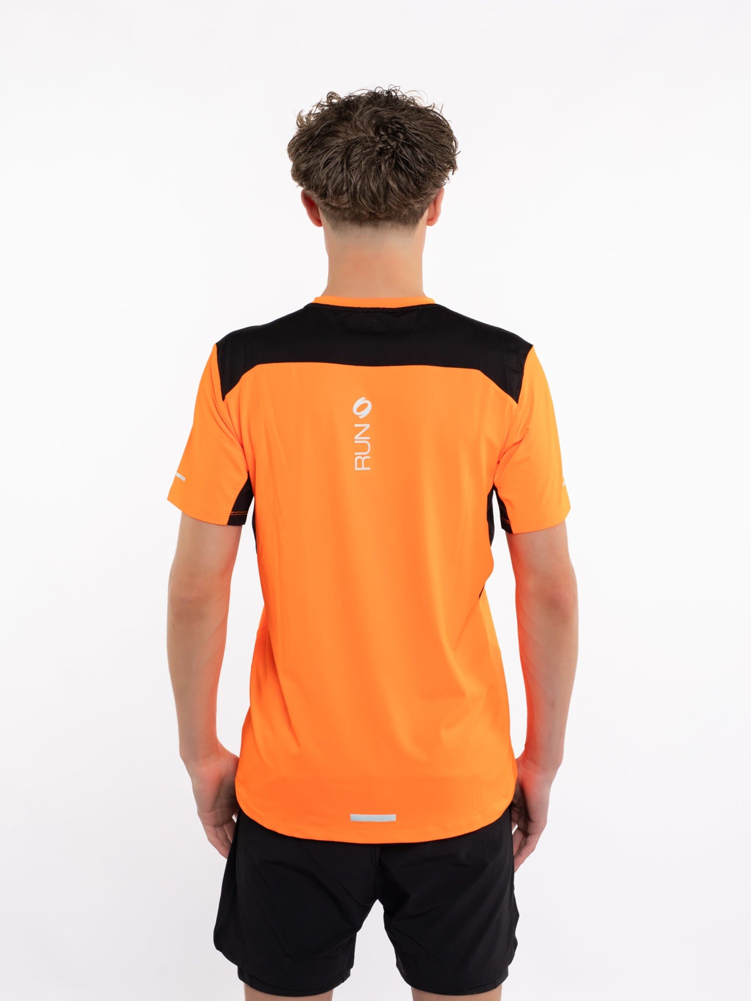 mymotus Performance shirt 'mymotus® men comfort running T-shirt, orange, RM21' in Orange