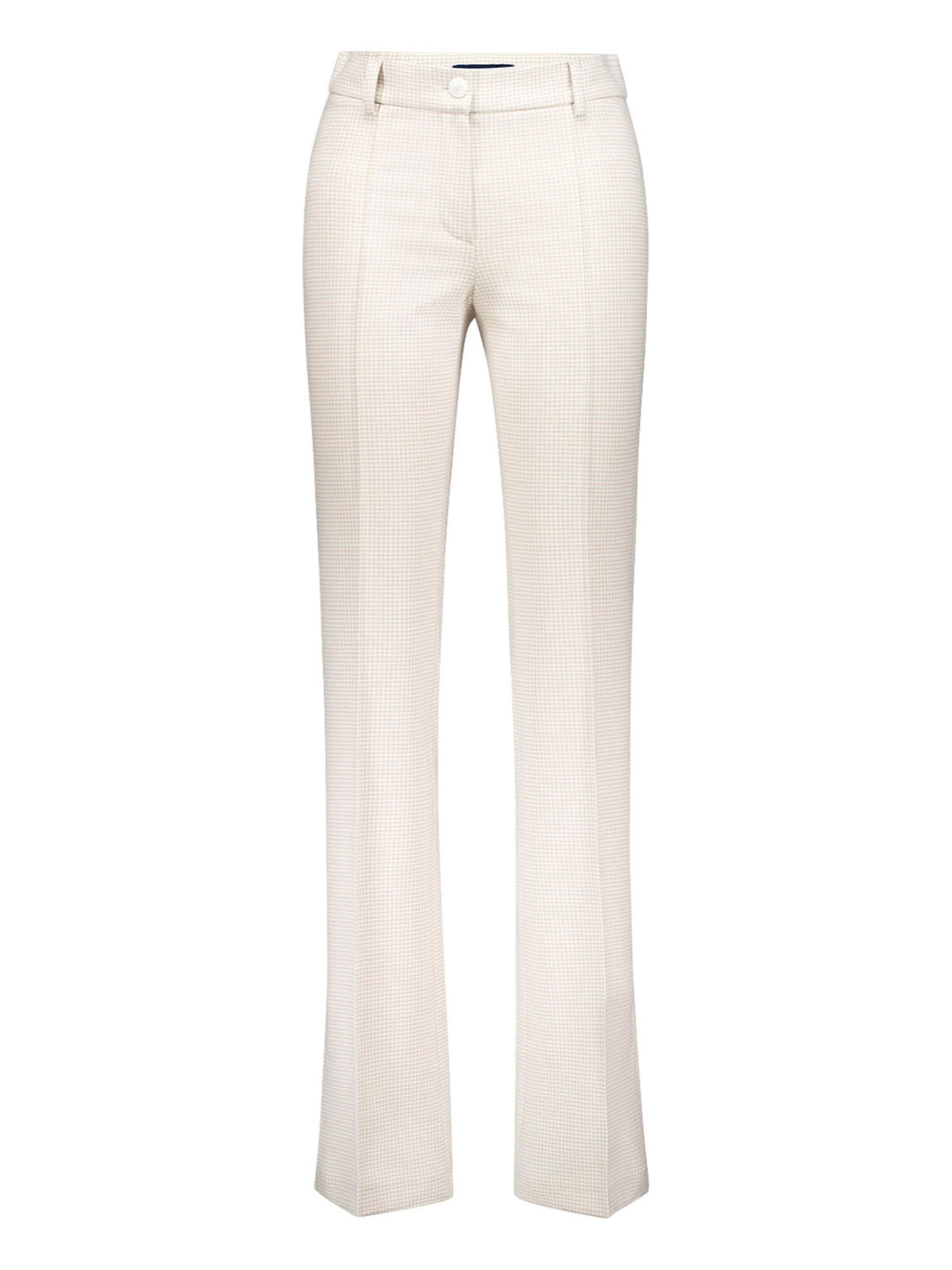 Gardeur Slim fit Trousers 'ZARIA3' in Beige: front