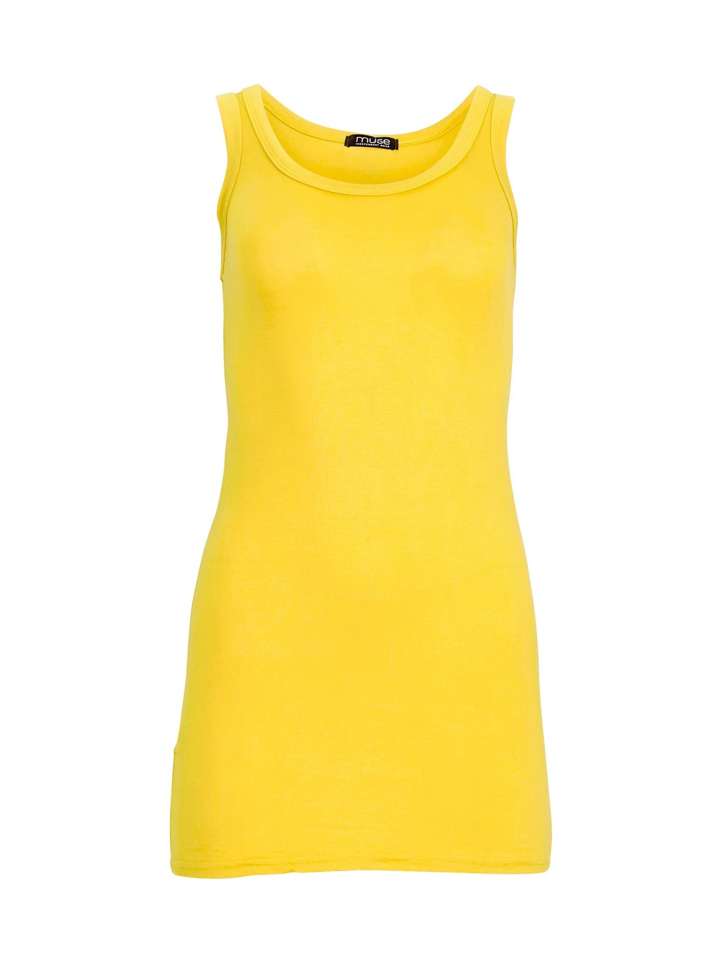 Easy Young Fashion Top in Yellow: front