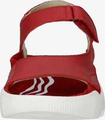 Sandales Softinos en rouge
