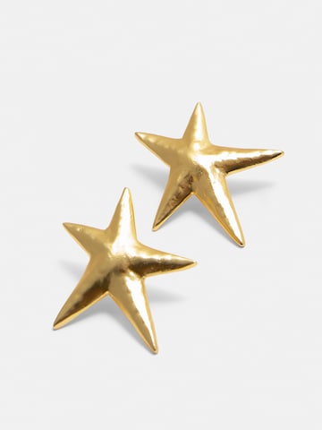 Pull&Bear Earrings in Gold: front
