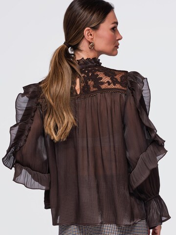 Ombre - Blusa en marrón