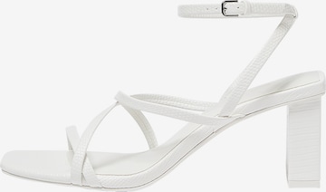 Pull&Bear Sandalen met riem in Wit