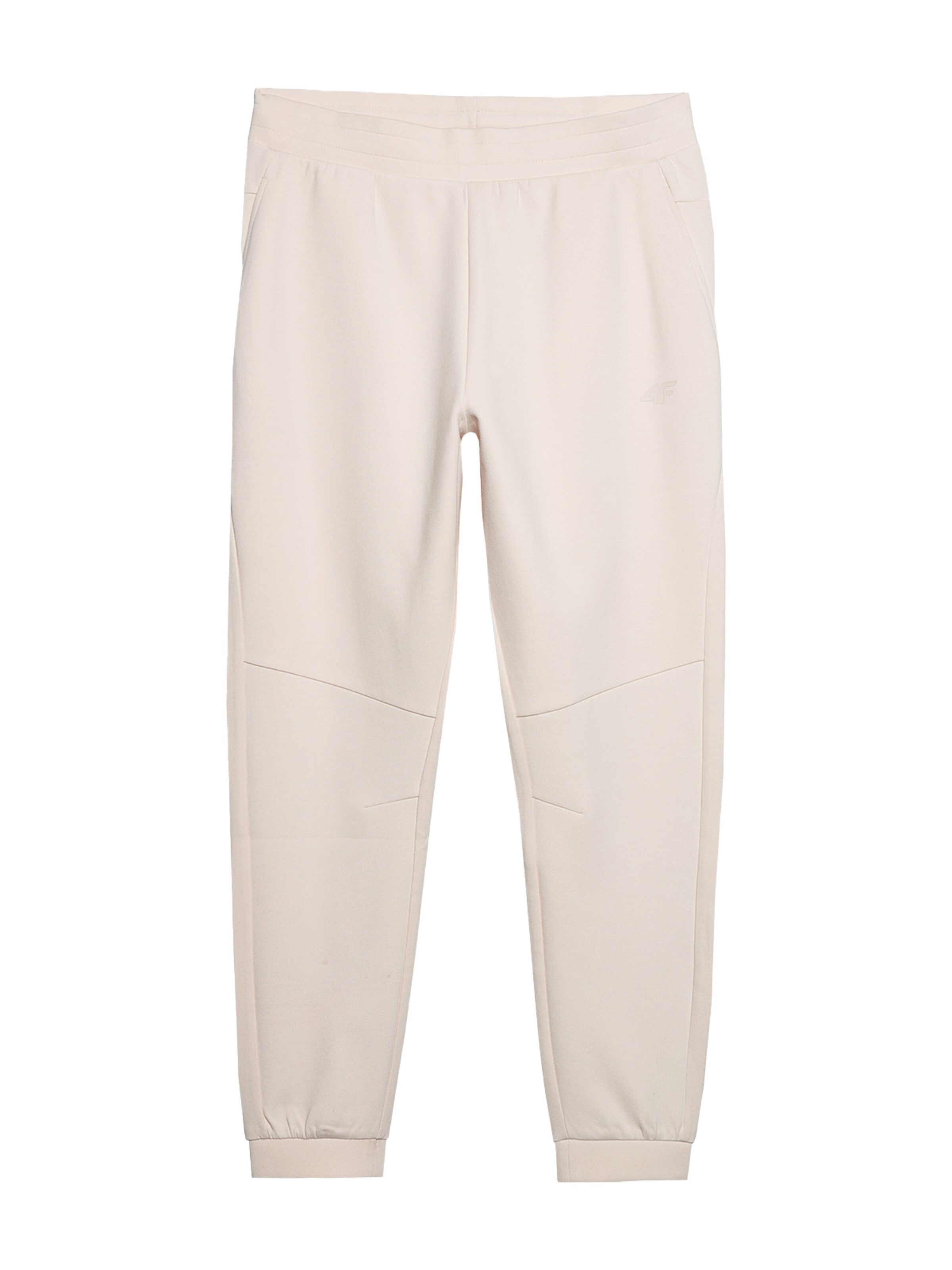 4F Regular Trousers in Beige: front
