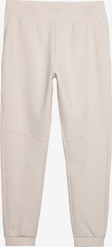 4F Regular Broek in Beige: voorkant