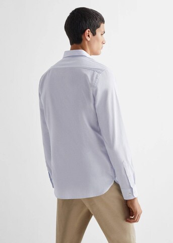 MANGO TEEN Regular fit Button Up Shirt 'Classy6' in Blue