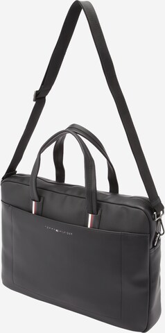 TOMMY HILFIGER Laptop Bag 'Corporate' in Black