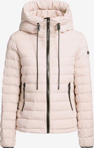 khujo Winterjacke 'Lovina4 Matt' in Pink: predná strana