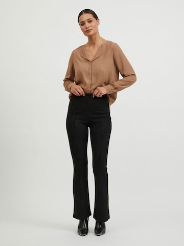 Vila Petite Flared Broek 'Ghita' in Zwart