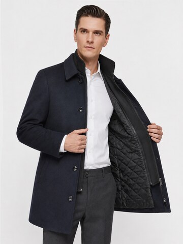 ALLTHEMEN Wintermantel 'Raureif' in Blau