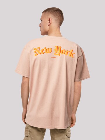 F4NT4STIC Shirt 'New York' in Oranje