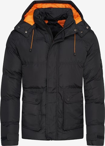 behype Winterjacke 'BHCOLOS' in Schwarz: predná strana