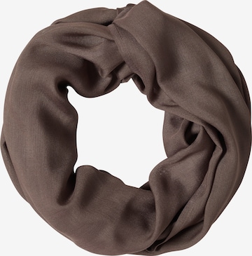 CECIL Loop-Schal in Unifarbe in Beige: Vorderseite