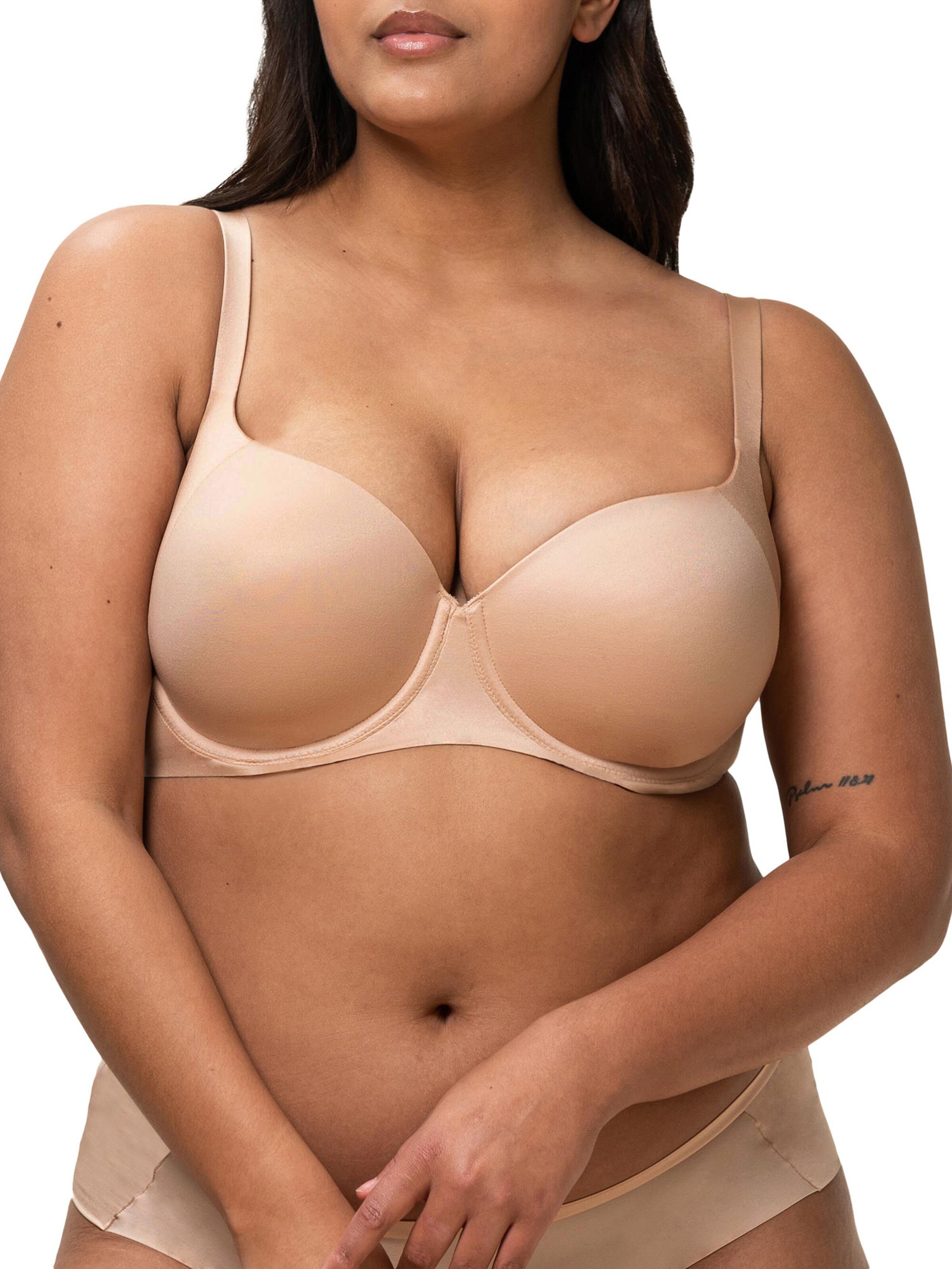 TRIUMPH T-shirt Bra ' Body Make-up Soft Touch ' in Beige: front
