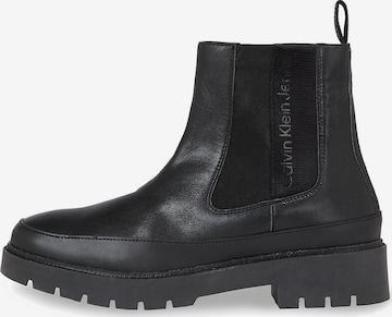 Calvin Klein Jeans Chelsea boots in Zwart: voorkant