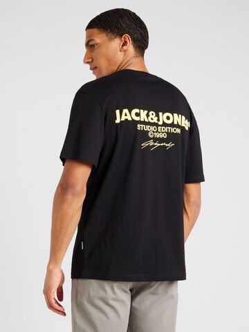 JACK & JONES Shirt 'BORA' in Zwart: voorkant