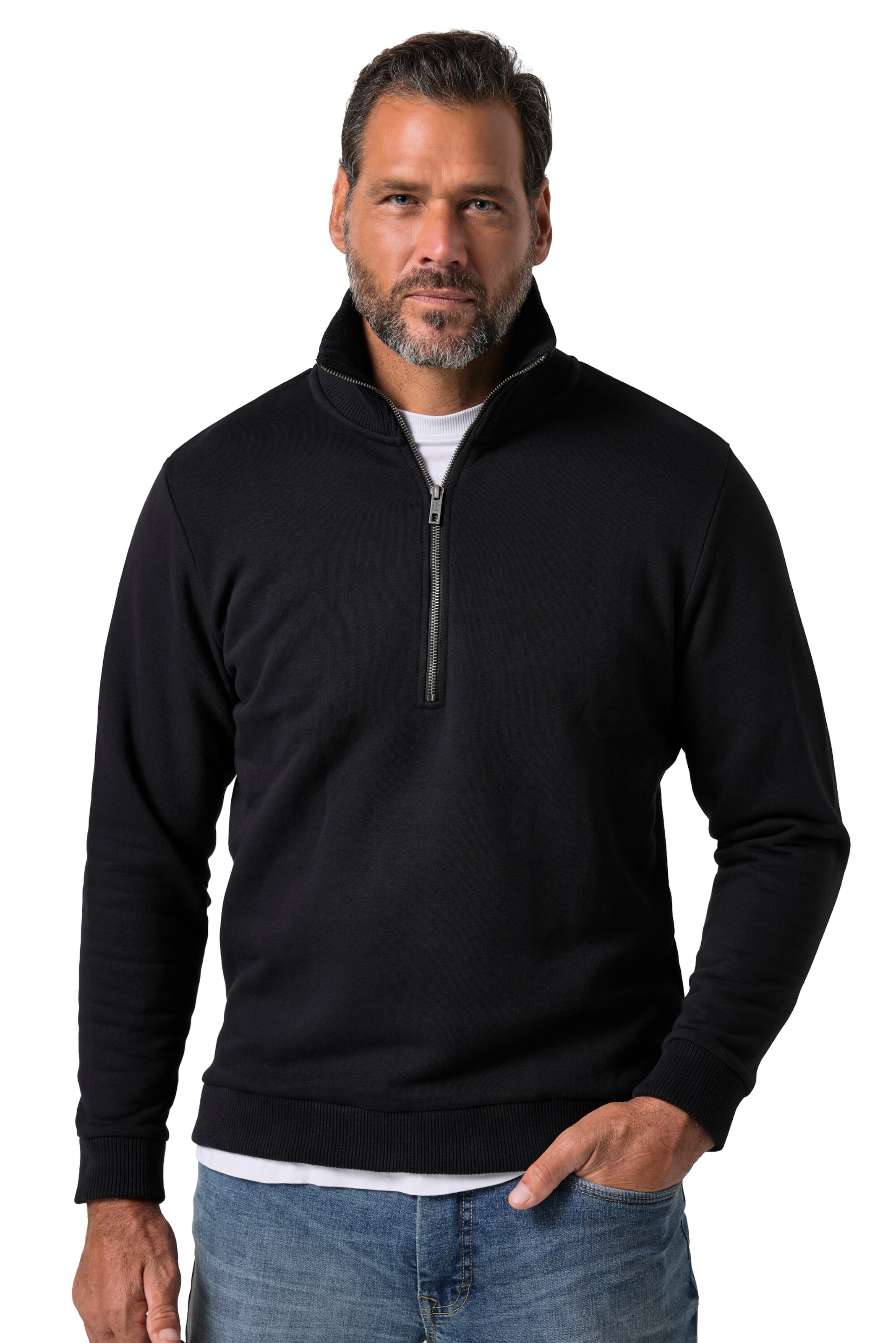 JP1880 Sweatshirt in Black: front