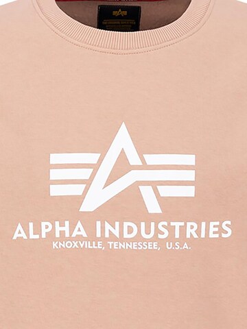 ALPHA INDUSTRIES Sweatshirt 'Basic' in Orange