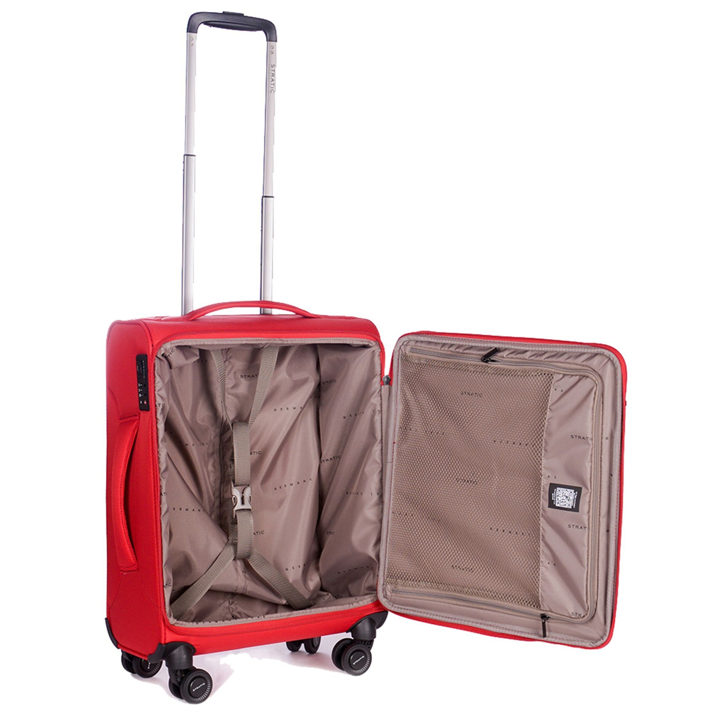 Trolley di Stratic in rosso