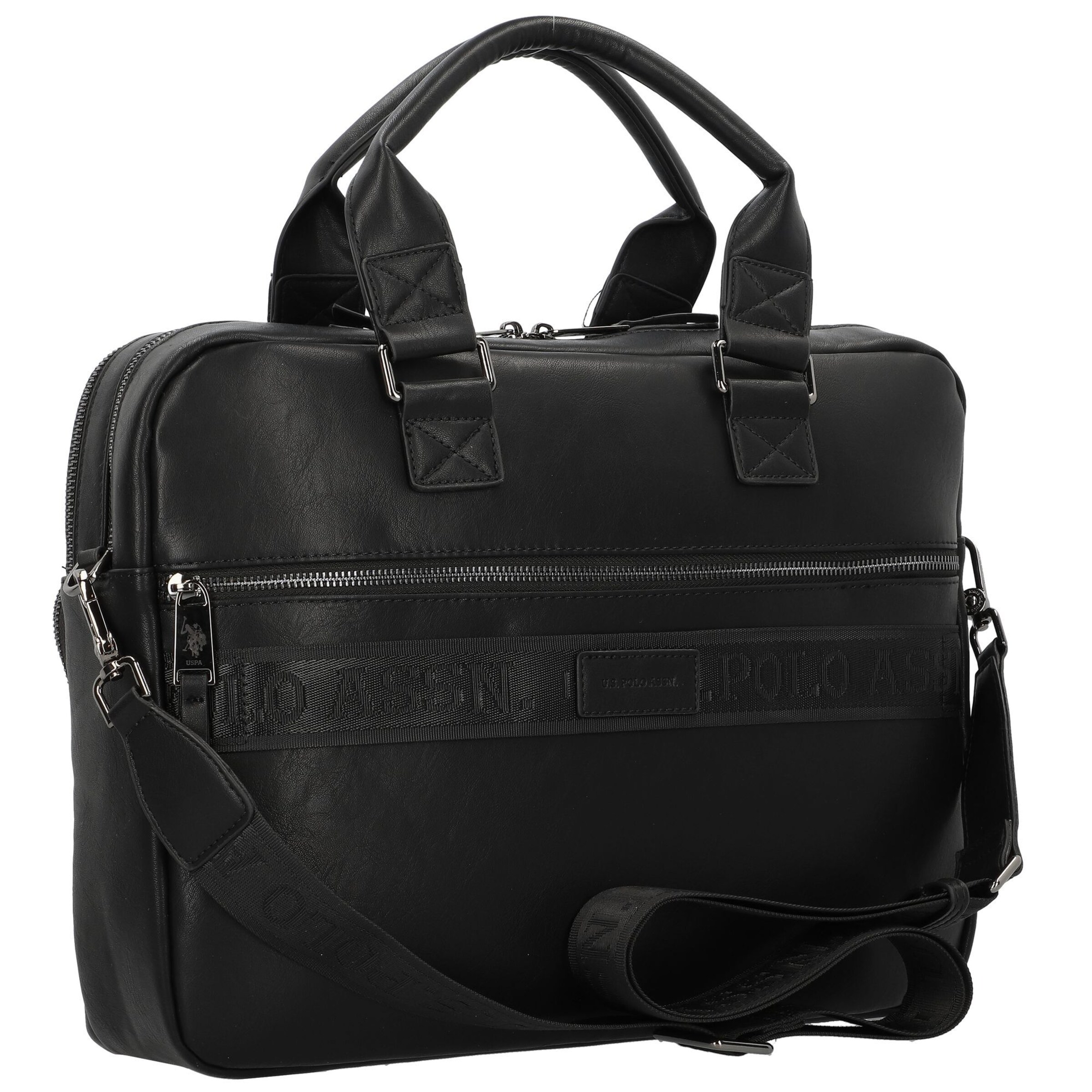 Borsa portadocumenti 'Free Spirit' di U.S. POLO ASSN. in nero