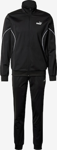 PUMA Tracksuit 'Poly Piping' in Black: front