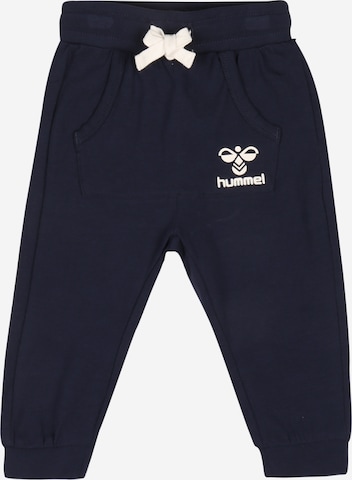 Hummel Tapered Pants in Black: front