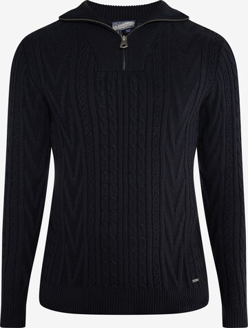 Pull-over DreiMaster Vintage en noir : devant