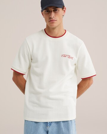 WE Fashion Футболка в Белый: спереди