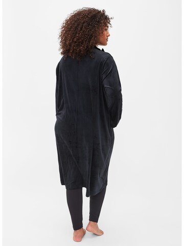 Zizzi Dressing Gown 'HELENA' in Black