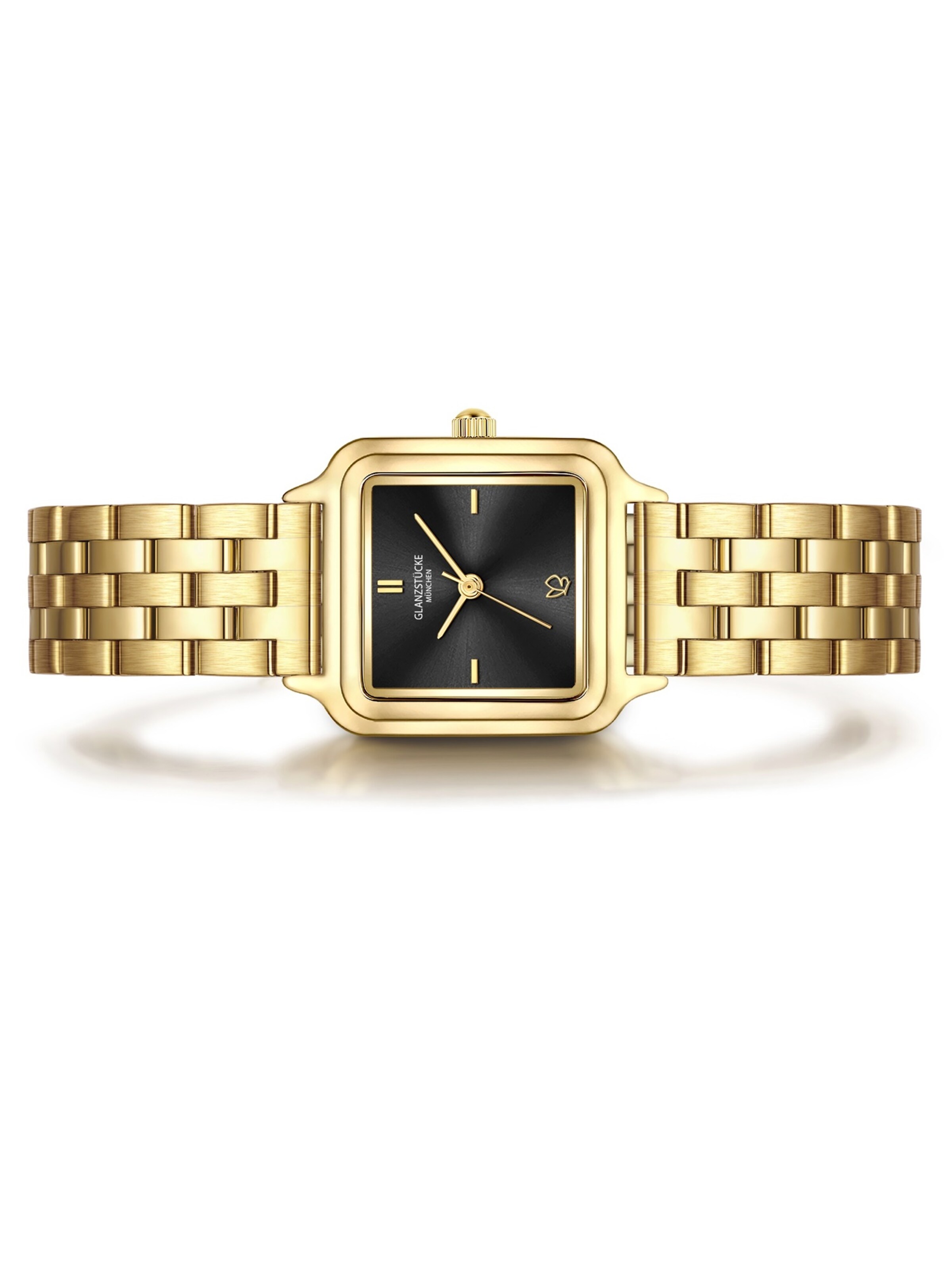 Montre à affichage analogique Glanzstücke München en or