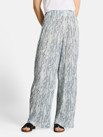 TOM TAILOR DENIM Wide leg Trousers in Grey: front