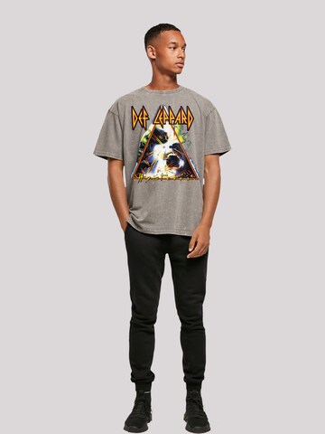 T-Shirt 'Def Leppard Hysteria' F4NT4STIC en gris
