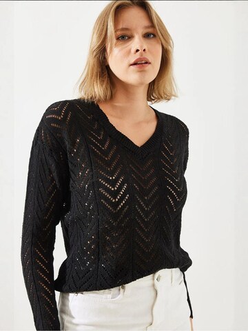 Pull-over Bianco Lucci en noir