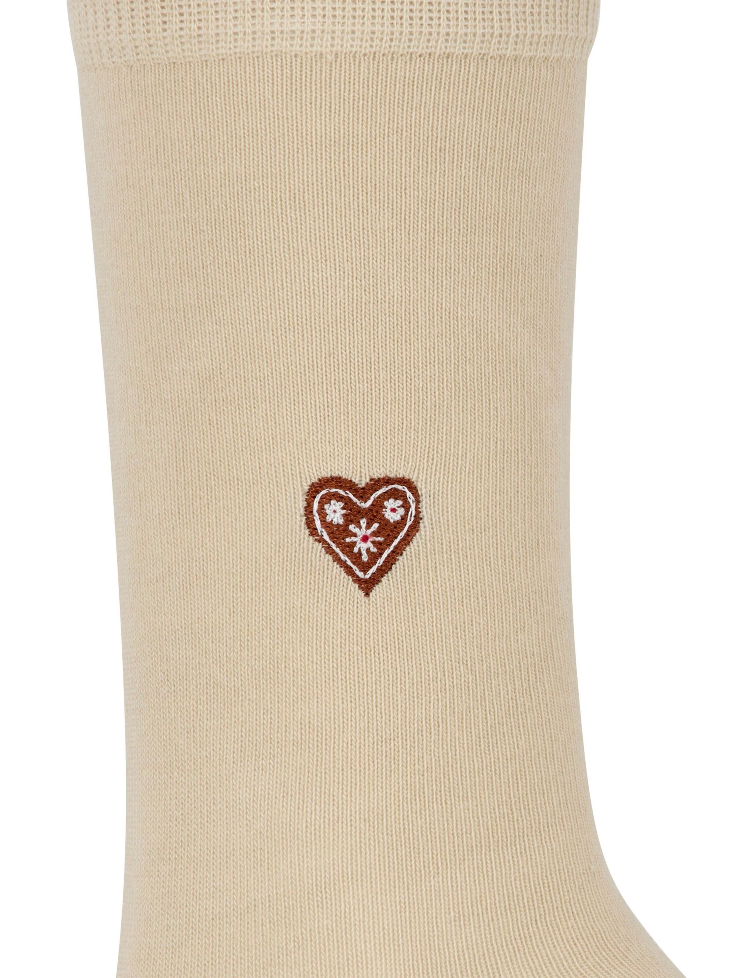 BURLINGTON Socken 'Brit Style'‌‌ in Beige