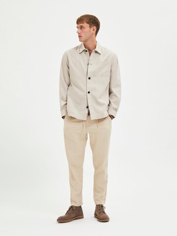 SELECTED Regular fit Overhemd in Beige