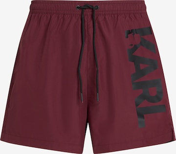 Karl LagerfeldKupaće hlače - crvena boja: prednji dio