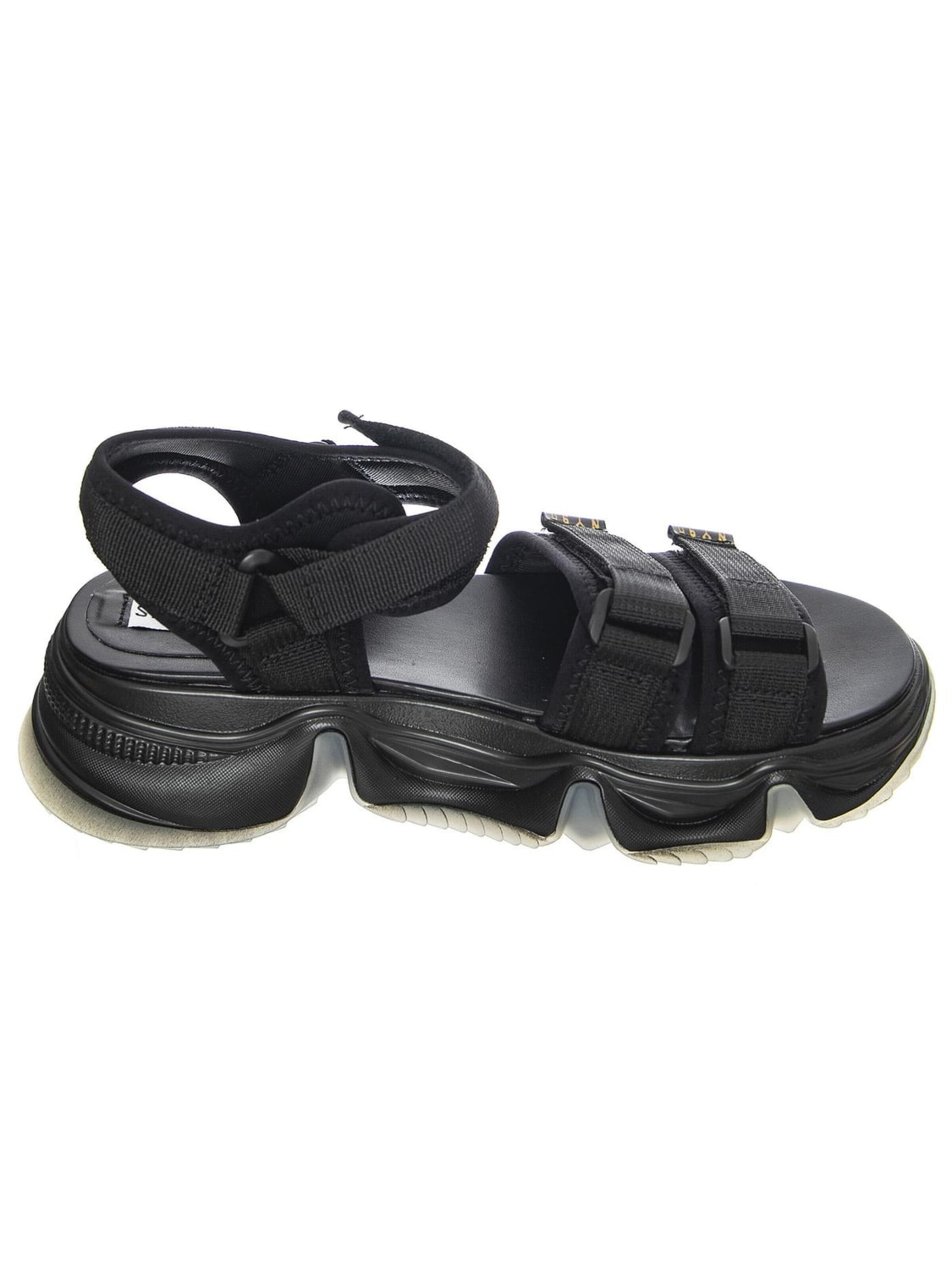 Sandalo 'Womens Chakra Black / Gold Sandals' di STEVE MADDEN in nero