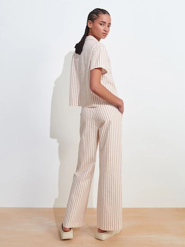 Dilvin Wide leg Pants in Orange