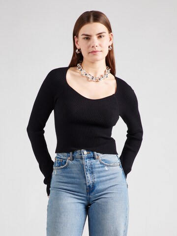 ABOUT YOU - Camiseta 'Malina' en negro: frente